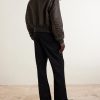 Padded Plush-Trimmed Satin Bomber Jacket - BK
