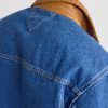 Intrecciato Leather-Trimmed Panelled Denim Jacket - CU Intrecciato Leather-Trimmed Panelled Denim Jacket - CU
