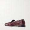 Silenzio Intrecciato Leather Loafers - BK