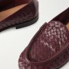 Silenzio Intrecciato Leather Loafers - CU