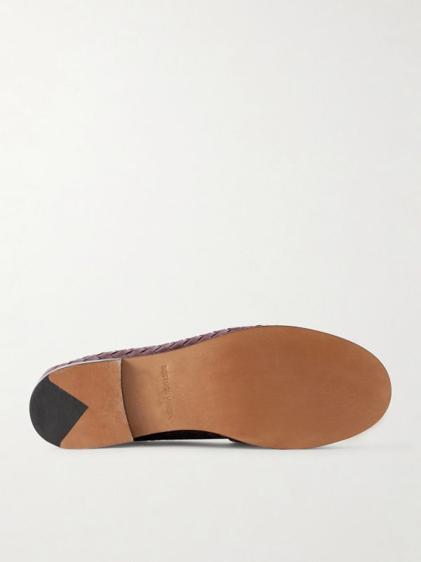 Silenzio Intrecciato Leather Loafers - E1