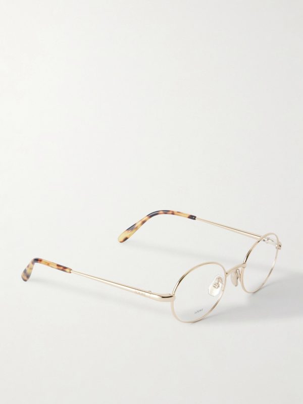 Slim Pantos Gold-Tone Glasses - FR Slim Pantos Gold-Tone Glasses - FR