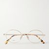 Slim Pantos Gold-Tone Glasses Slim Pantos Gold-Tone Glasses