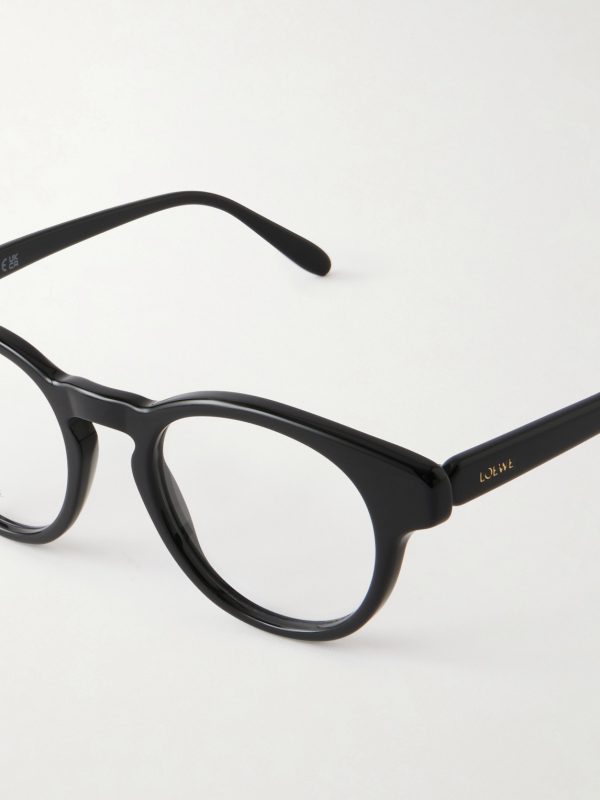 Slim Round Acetate Glasses - CU