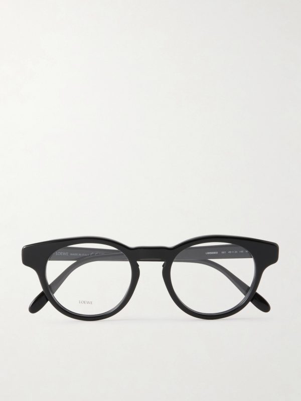 Slim Round Acetate Glasses