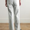 Straight-Pleated Cotton-Blend Seersucker Trousers - BK Straight-Pleated Cotton-Blend Seersucker Trousers - BK