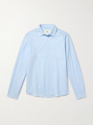 Textured Cotton-Blend Shirt Textured Cotton-Blend Shirt
