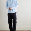 Textured Cotton-Blend Shirt - OU Textured Cotton-Blend Shirt - OU