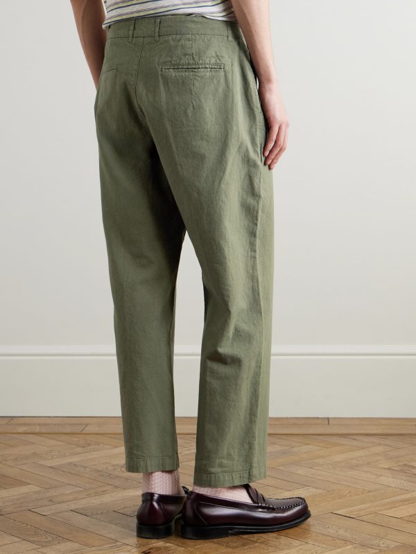 Lunar Straight-Leg Linen and Cotton-Blend Suit Trousers - BK