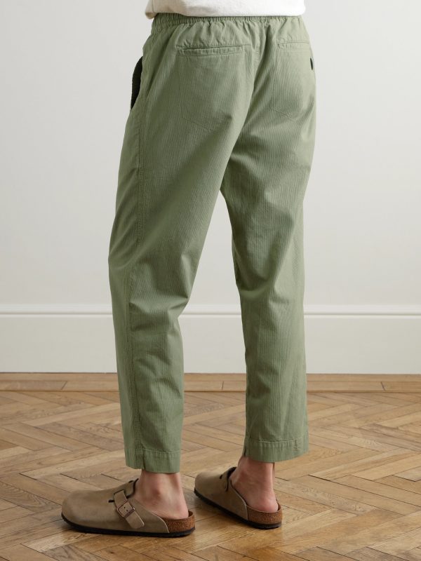 Assembly Straight-Leg Cotton Drawstring Trousers - BK Assembly Straight-Leg Cotton Drawstring Trousers - BK