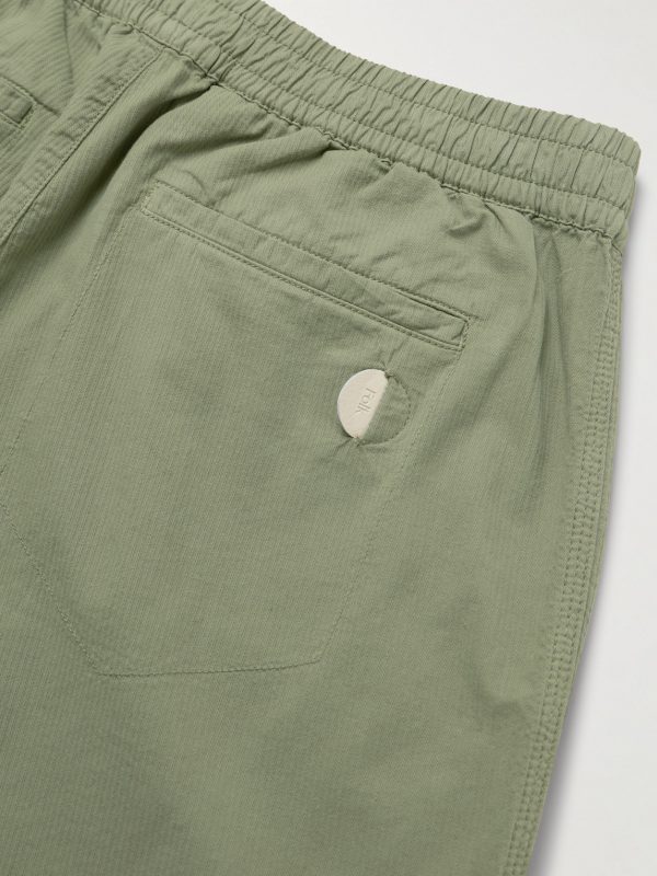 Assembly Straight-Leg Cotton Drawstring Trousers - CU Assembly Straight-Leg Cotton Drawstring Trousers - CU