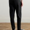 Assembly Straight-Leg Pleated Cotton-Blend Seersucker Trousers - BK Assembly Straight-Leg Pleated Cotton-Blend Seersucker Trousers - BK