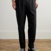 Assembly Straight-Leg Pleated Cotton-Blend Seersucker Trousers - FR Assembly Straight-Leg Pleated Cotton-Blend Seersucker Trousers - FR