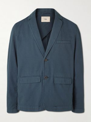 Assembly Textured-Cotton Suit Jacket Assembly Textured-Cotton Suit Jacket