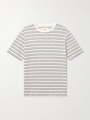 Striped Organic Cotton-Jersey T-Shirt