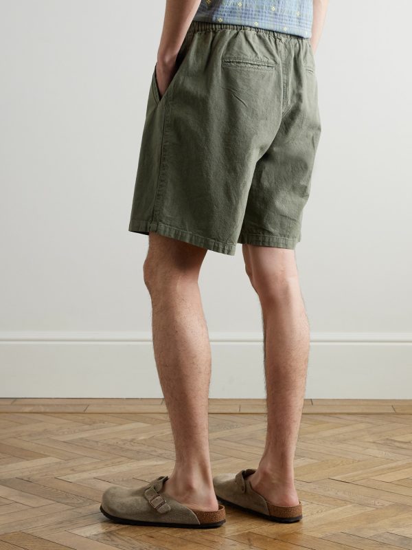 Assembly Wide-Leg Cotton-Blend Shorts - BK