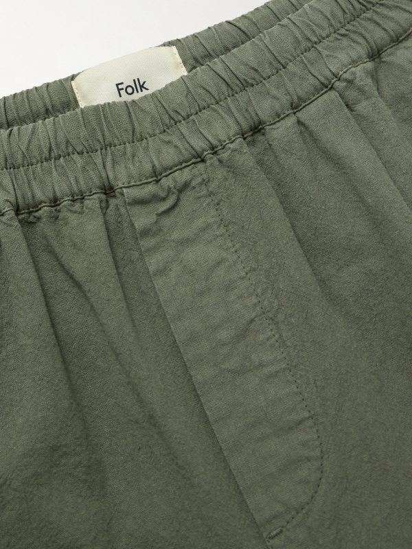 Assembly Wide-Leg Cotton-Blend Shorts - E1