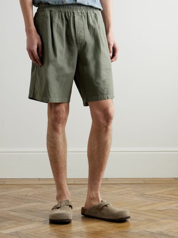 Assembly Wide-Leg Cotton-Blend Shorts - FR