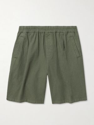 Assembly Wide-Leg Cotton-Blend Shorts Assembly Wide-Leg Cotton-Blend Shorts