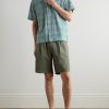 Assembly Wide-Leg Cotton-Blend Shorts - OU
