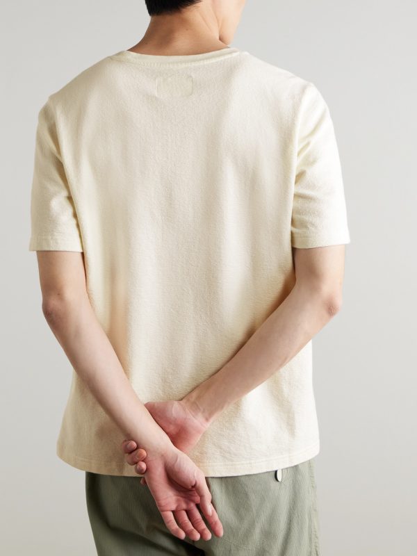 Textured Cotton T-Shirt - BK Textured Cotton T-Shirt - BK