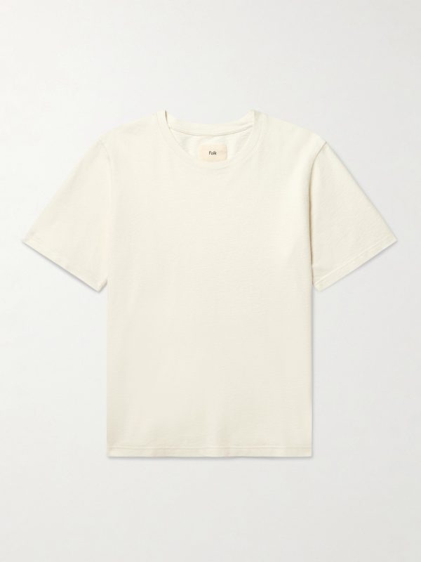 Textured Cotton T-Shirt Textured Cotton T-Shirt