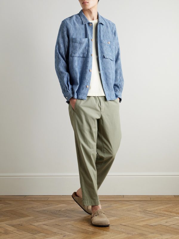 Textured Cotton T-Shirt - OU Textured Cotton T-Shirt - OU