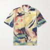 Gabe Printed Linen and Cotton-Blend Shirt Gabe Printed Linen and Cotton-Blend Shirt