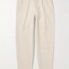 Drawcord Assembly Straight-Leg Linen and Cotton-Blend Trousers Drawcord Assembly Straight-Leg Linen and Cotton-Blend Trousers