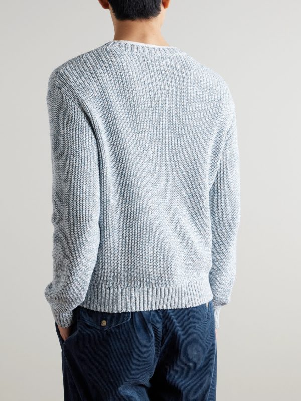 Chain Cotton Sweater - BK