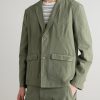 Lunar Linen and Cotton-Blend Suit Jacket - FR Lunar Linen and Cotton-Blend Suit Jacket - FR