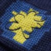 Embroidered Waffle-Knit Cardigan - CU