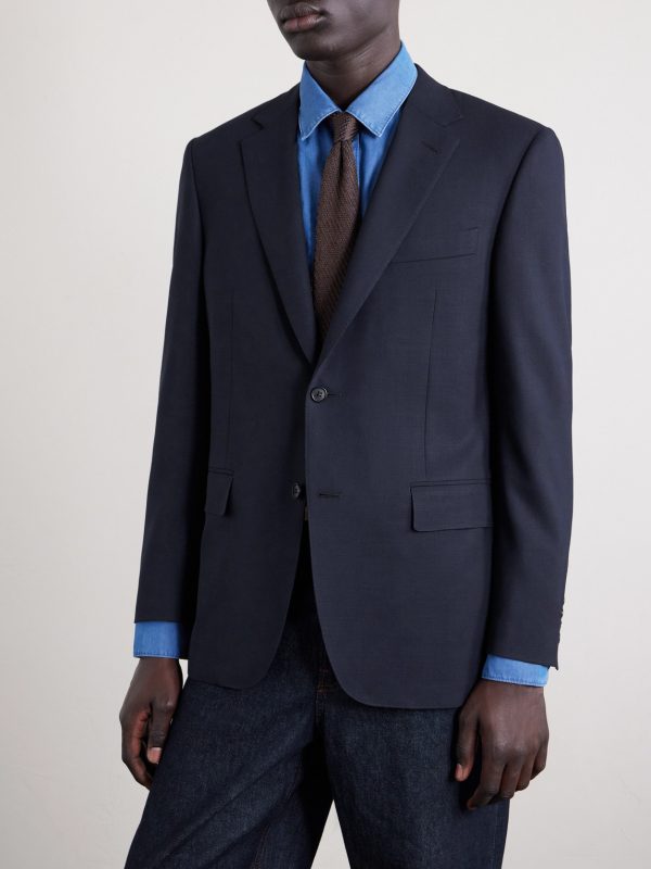 Wool Suit Jacket - FR Wool Suit Jacket - FR