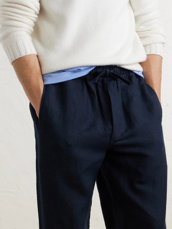 Straight-Leg Linen Trousers - CU Straight-Leg Linen Trousers - CU