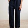 Straight-Leg Linen Trousers - FR Straight-Leg Linen Trousers - FR