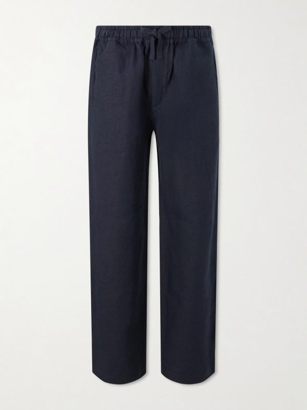 Straight-Leg Linen Trousers Straight-Leg Linen Trousers