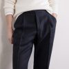 Amie Straight-Leg Linen Suit Trousers - CU Amie Straight-Leg Linen Suit Trousers - CU