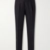 Amie Straight-Leg Linen Suit Trousers Amie Straight-Leg Linen Suit Trousers