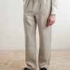 Straight-Leg Linen Trousers - FR Straight-Leg Linen Trousers - FR