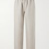 Straight-Leg Linen Trousers Straight-Leg Linen Trousers