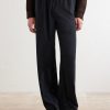 Straight-Leg Silk Trousers - FR Straight-Leg Silk Trousers - FR