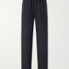 Straight-Leg Silk Trousers Straight-Leg Silk Trousers