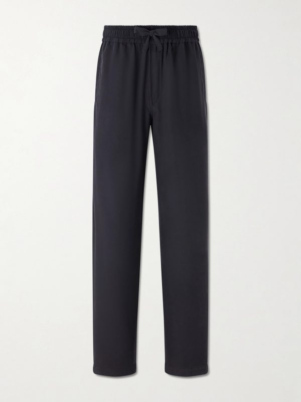 Straight-Leg Silk Trousers Straight-Leg Silk Trousers