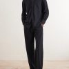 Straight-Leg Silk Trousers - OU2 Straight-Leg Silk Trousers - OU2