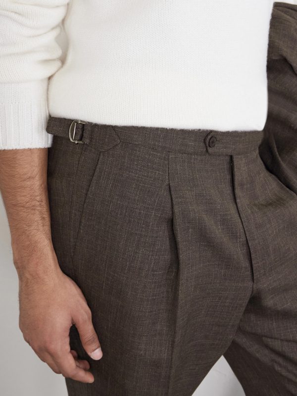 Amie Straight-Leg Wool, Silk and Linen-Blend Suit Trousers - CU Amie Straight-Leg Wool, Silk and Linen-Blend Suit Trousers - CU