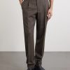 Amie Straight-Leg Wool, Silk and Linen-Blend Suit Trousers - FR Amie Straight-Leg Wool, Silk and Linen-Blend Suit Trousers - FR