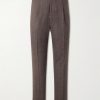 Amie Straight-Leg Wool, Silk and Linen-Blend Suit Trousers Amie Straight-Leg Wool, Silk and Linen-Blend Suit Trousers