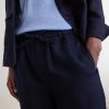 Straight-Leg Linen Drawstring Shorts - CU Straight-Leg Linen Drawstring Shorts - CU