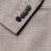 Slim-Fit Basketweave Wool, Silk and Linen-Blend Blazer - E1