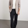 Slim-Fit Basketweave Wool, Silk and Linen-Blend Blazer - OU